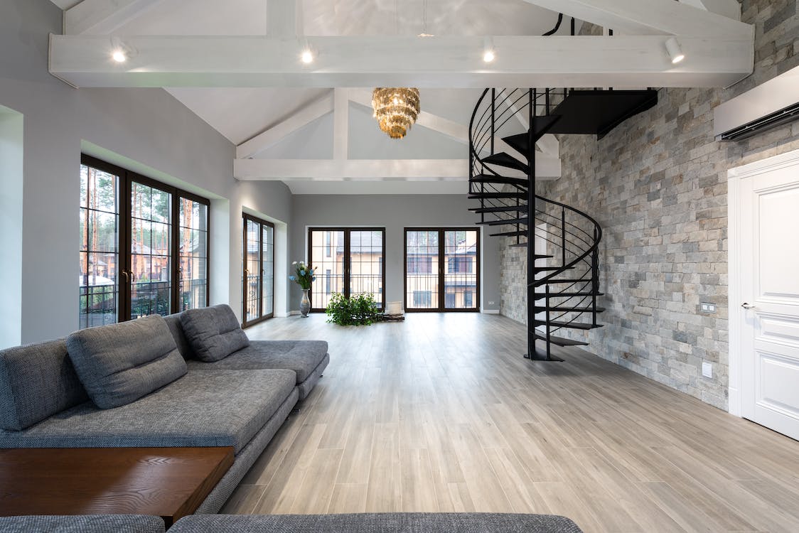 Beautiful interior room post-construction in Union County.